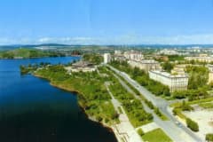 Нижний Тагил. Старая набережная. Фото конца 1980-х - начала 1990-х годов.