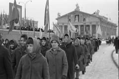 Нижний Тагил, 1966 год, 49 лет Октябрю. Фотоархив "Детский дом №1, ул. Красногвардейская.