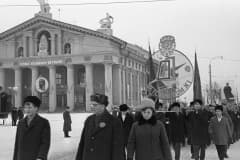 Нижний Тагил, 1966 год, 49 лет Октябрю. Фотоархив "Детский дом №1, ул. Красногвардейская.