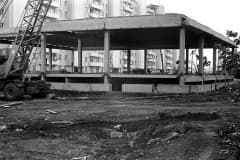 Нижний Тагил. Строительство моста по ул. Космонавтов. Построен в 1980 г. и назван "Олимпийский" НТГИА. Коллекция фотодокументов.