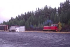 Нижнетагильская узкоколейка,  Станция Дуниты 30.09.2006 год. Фото Сергея Болашенко.